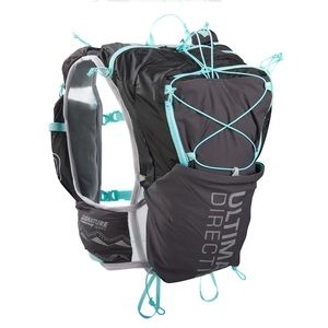 ULTIMATE DIRECTION WOMENS ADVENTURE VESTA SIZE SMALL COLOR BLACK/TEAL